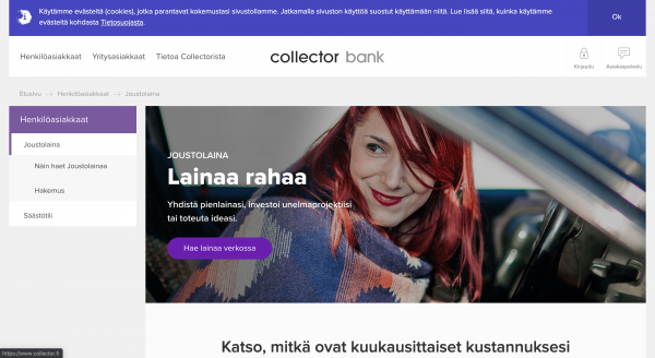 Collector Bank kokemukset ja keskustelu 