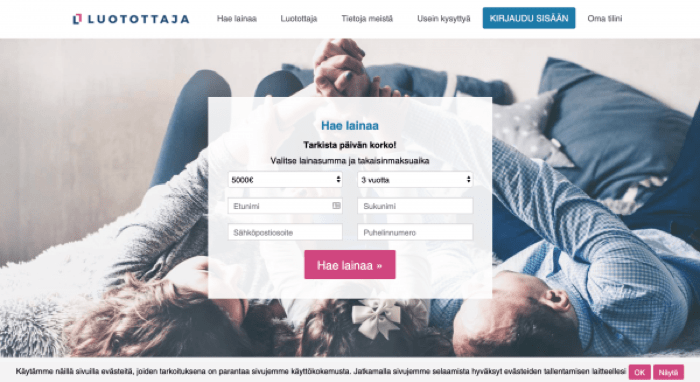 Luotottaja - Laina enintään 60 000 €