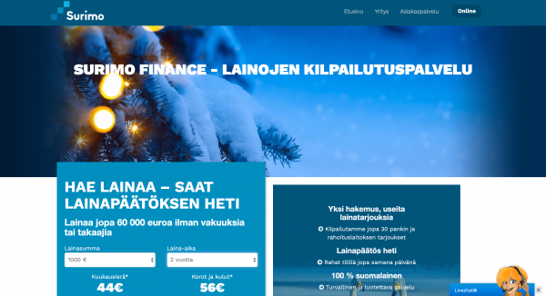 Surimo - Laina enintään 4 000 €