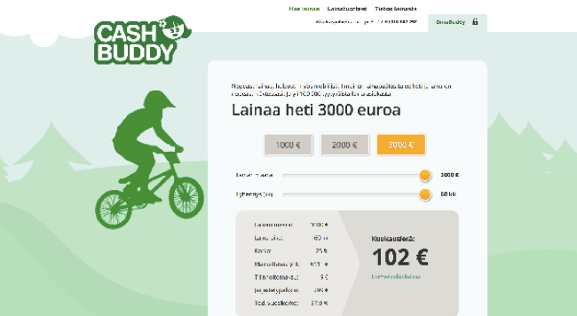 Kuvakaappaus Cashbuddy
