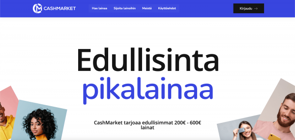 CashMarket pikalainaa - Laina enintään 600 €