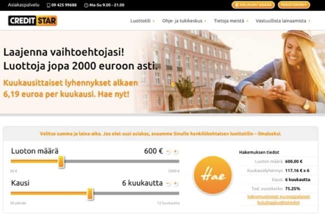 Creditstar kokemukset ja keskustelu