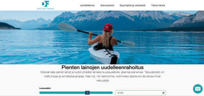 Digital Finans - Laina enintään 60 000 €