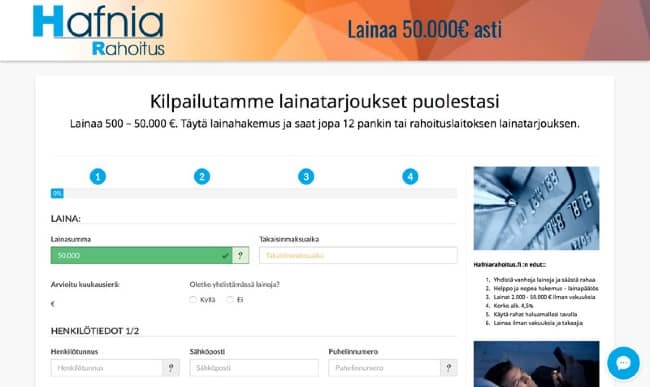 Hafniarahoitus kokemukset ja keskustelu