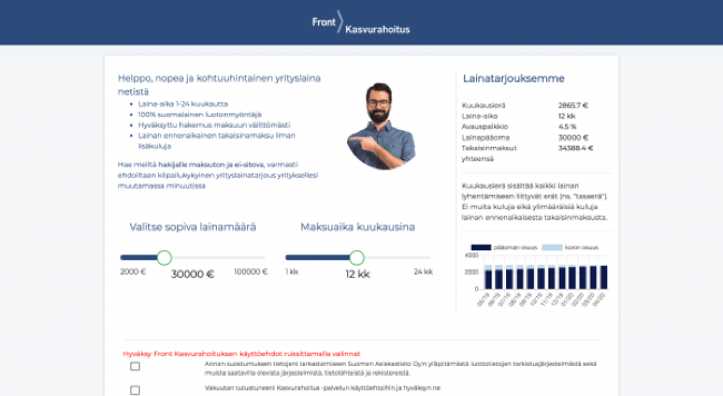 Kuvakaappaus Kasvurahoitus