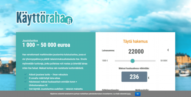 Käyttöraha kokemukset ja keskustelu