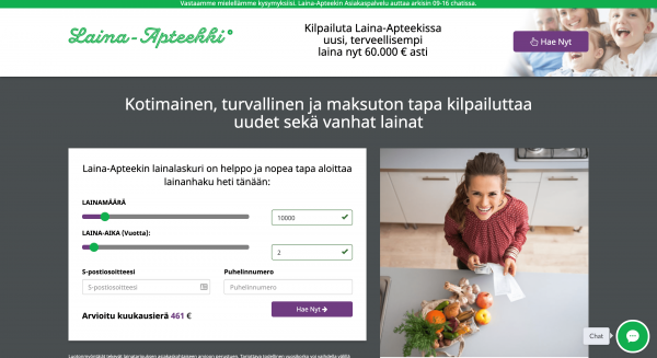 Laina Apteekki - Laina enintään 60 000 €