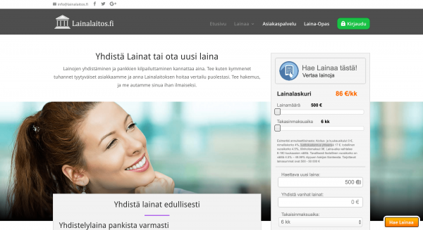 Lainalaitos - Laina enintään 50 000 €