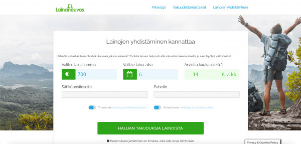 Lainaneuvos - Laina enintään 50 000 €