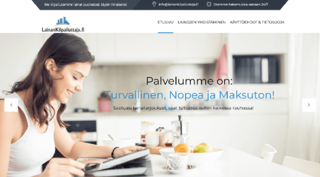 Kuvakaappaus Lainankilpailuttaja