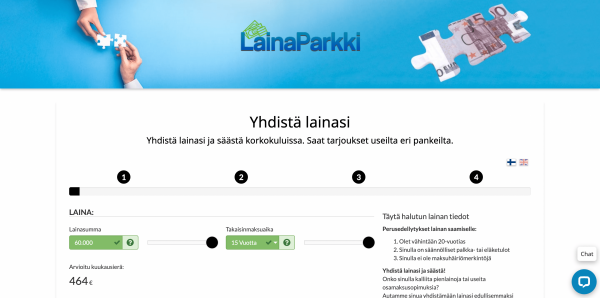 LainaParkki - Laina enintään 60 000 €