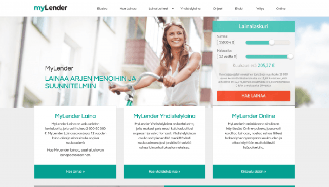 MyLender - Laina enintään 30 000 €