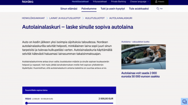 Nordea Autolaina