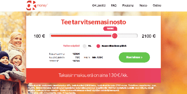 Kuvakaappaus OKMoney