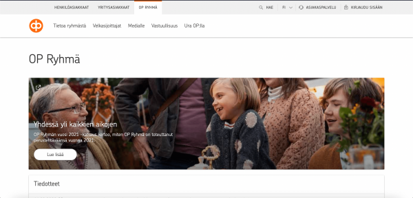 OP Ryhmä - Laina enintään 110 000 €