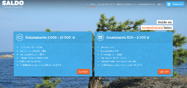 Kuvakaappaus Saldo