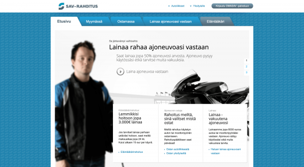 SAV-Rahoitus - Autostarahaa 6 000 €