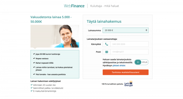 WebFinance kokemukset ja keskustelu 